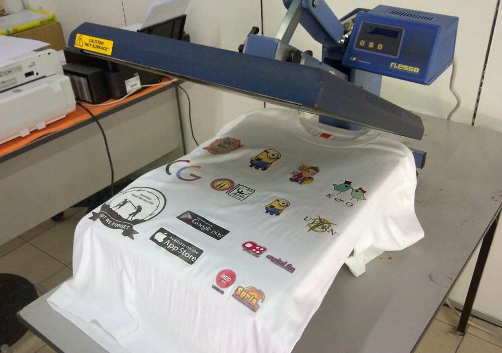 Способы печати на футболках, толстовках, кепках